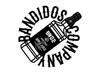 Apple Juice BND-2 apple badge bandidos company juice liquor