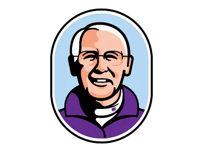Bill Snyder illustration portrait sports
