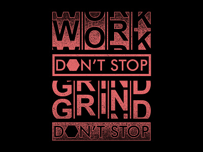 When u ALWAYS Working badge branding icon lettering logo type