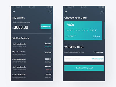 Daily UI #01——The cash app cash daily design sketch ui withdraw