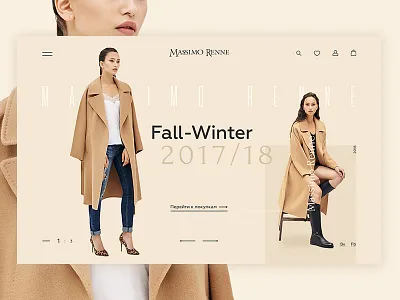 Massimo Renne UI & App Design app fashion mobile shoes trendy ui ux website