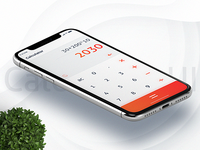 Calculator Ui design graphics uiux