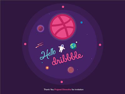 Hello , Dribbble ! debut dribbble first shot