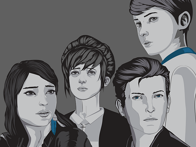 Kids - Life is Strange adventure character game gaming illustration life is strange pc playstation portrait poster vector xbox