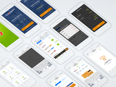 Crazy Mobile Application illustration ui design ux design