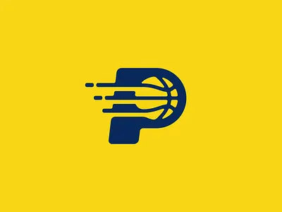 Sports Logo Design - Indiana Pacers (NBA) Redesign ball basketball blue brand branding design esport esports football logo gaming icon identity logo nba logo pacers nba sport logo sports sports logo team logo yellow