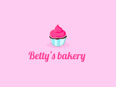 Daily logo challenge 18/50 - Cupcake bakery branding cake clean cupcake dailylogo dailylogochallenge logo simple vector