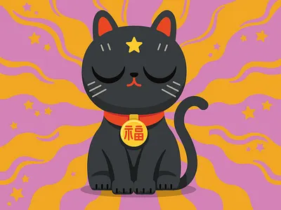 Salior Moon Maneki Neko cat characterdesign illustration manekineko neko sailormoon