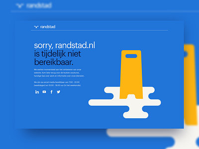 500 error page 500 design error human forward illustration incentro modernism randstad ux visual design