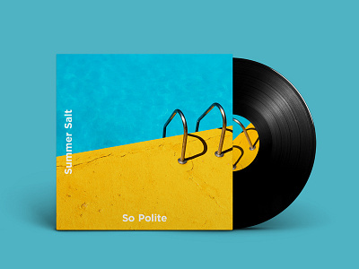 So Polite - Summer Salt branding design illustration logo lp mockup music record type vinyl