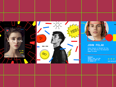Mono Social Media Kit blog color facebook graphic icons instagram kit lifestyle model template web