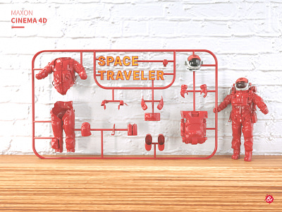 SPACE TRAVELER TOY c4d cinema4d design space toy