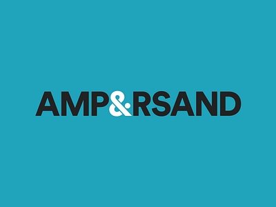 AMP&RSAND logo ampersand ampersandiego identity logo naming real estate branding savage bureau