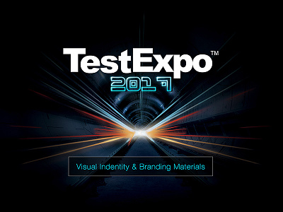 TestExpo 2018 (Denmark) background design neon light testexpo