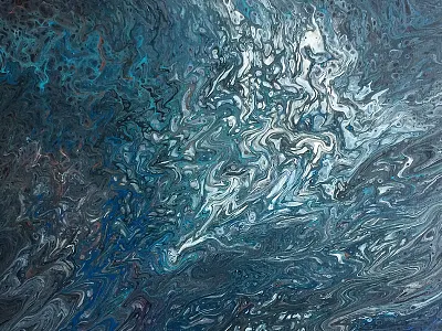 Under Water acrylic fluid paint