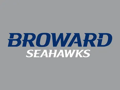 Broward College Seahawks athletic baseball basketball college custom design font design hawk illustration seahawks sports typography