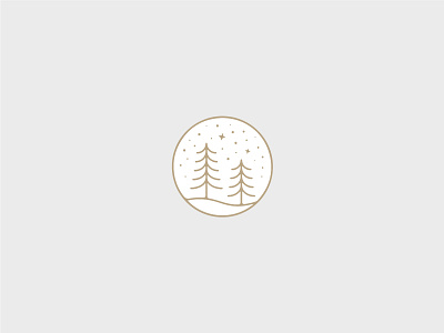 Winter badge christmas holiday icon iconography illustration minimal new year season winter