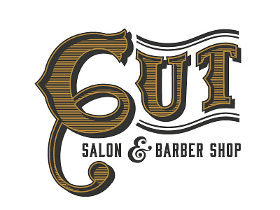 Cut Salon & Barber Shop ampersand barber shop cut salon vintage