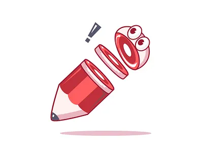 pen avatar character icon illustration outline pen pencil suit tie