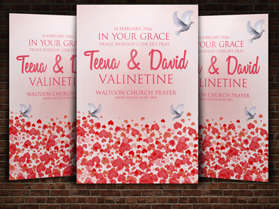 Valentine’s Day Flyer business business flyer clean company corporate business flyer valentines day flyer