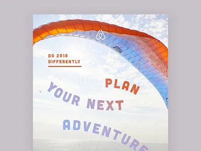 Plan Your Next Adventure poster type design typography