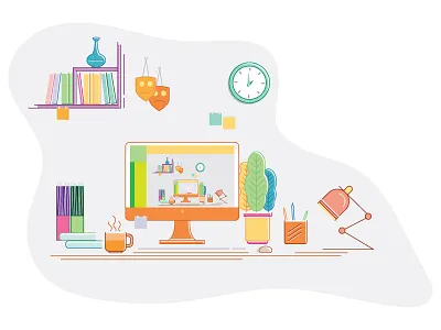 Illustration for JossWork admin attendance goromcha gr invoice josswork journal mail office pipeline recruitment