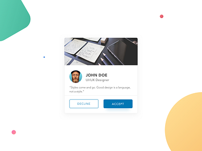 Daily UI #049 - Notifications accept daily dailyui decline designer ignore linkedin list notifications ui ux