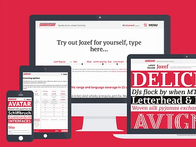 Underscore website responsive type design type foundry web design web shop