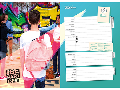 InterTeen School Journal 2015/2016 graphic design layout school journal