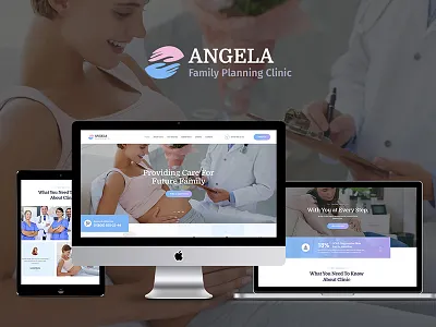 Angela | Family Planning Clinic WP Theme family planning fertility health hospital medical web design wordpress theme