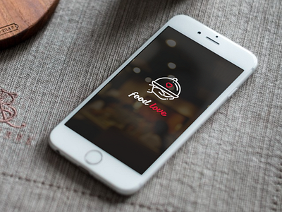 Food Love app app food love listing ui design