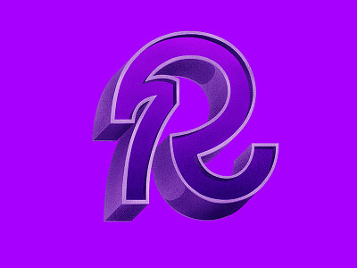 128/365 R graphism handlettering illustration ipad lettering lettrage logotype procreate type typography