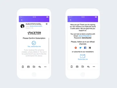 Minimalistic transactional emails email mailchimp minimal mobile yahoo