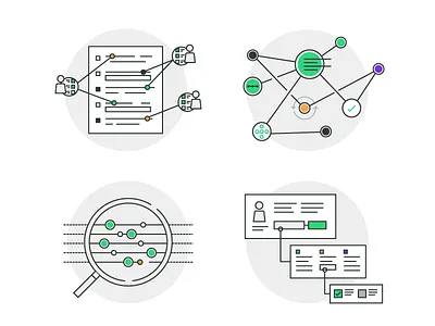 Greenlight Guru Spot Illustrations icons illustration