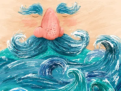 Captain Seabeard art beard captain illustration inspiration sailor sea