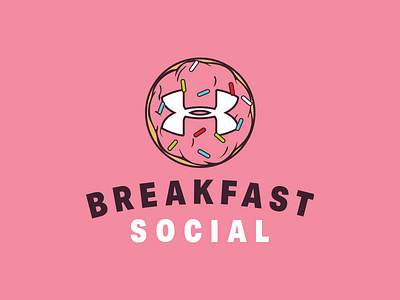 UA Breakfast Social austin breakfast donut event icing sprinkles under armour