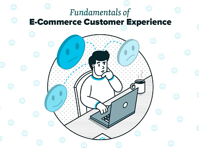 Customer Experience computer design e commerce edmonton float funnel granify illustration isometric retail shop yeg