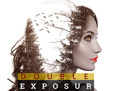Double exposure effect image effect markup photo edit photoshope tips retouching