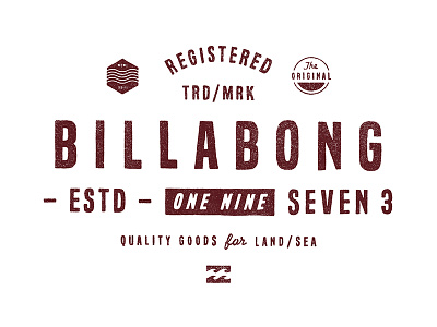 Billabong - Watcher Tee apparel design graphics shirt surf tee type typography