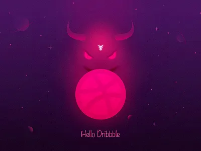 Hello Dribbble adobe photoshop hello dribbble sketch