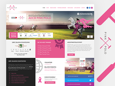 Pink Polo Website club website modern website pink polo polo club website ui design ux design web design website website design website mockup welfare website
