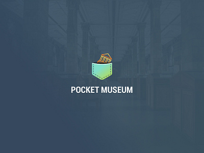 Pocket Museum Logotype digitaldesign graphicdesign inspiration logo logotype museum ui