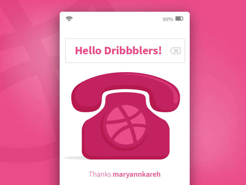 Hello Dribbble