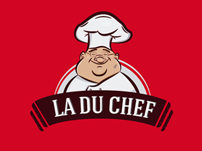 LA DU CHEF - Logo design character chef design logo illustration logo restaurant