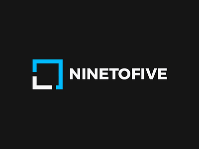 Nine to Five brand branding corporate design geometric icon identity logo mark numbers square symbol