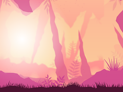 Game Enviroment tease #1 2d enviroment game illustration