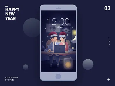 Happy New Year china family happy new year illustration ps rwds