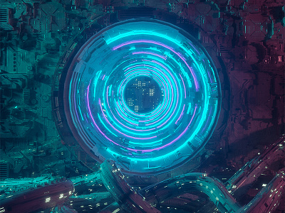 Circle Adj 3d c4d cinema 4d octane，conceptual render science