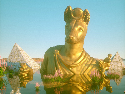 Falao 3d c4d cinema 4d egypt octane render