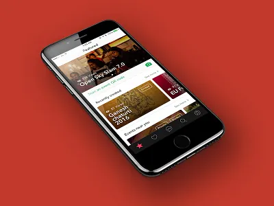 Onvo app design ios prospect social network